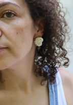 Vintage Knotted Pearl Clip-On Earrings
