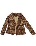 Lauren Jeans Co Ralph Lauren Knit Aztec Print Asymmetric Jacket