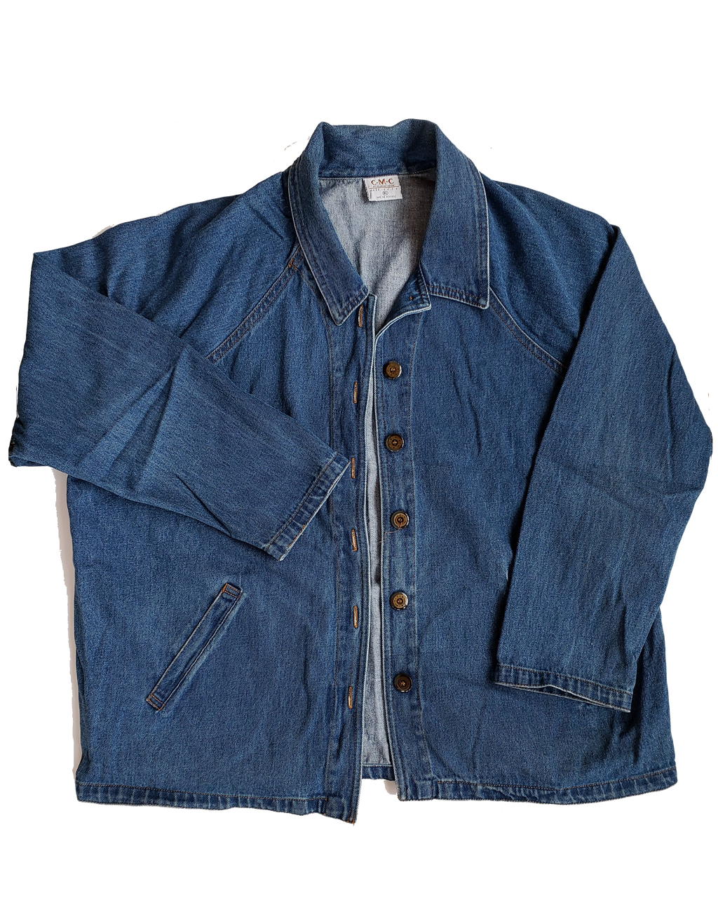 Vintage Rad 90's Over-sized Light Denim Jacket