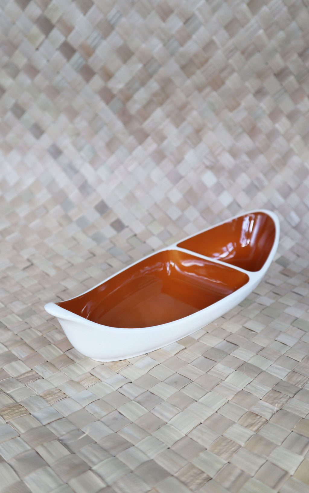 Vintage Relish Boat Serving DIsh