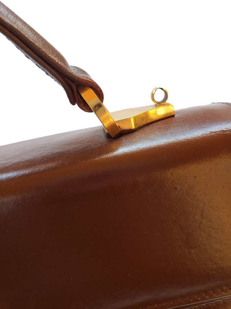 Vintage Secretariat Cocoa Brown Handbag