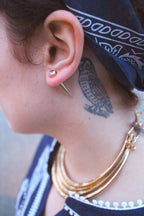 Rhinestone Earrings w/Spike Backing