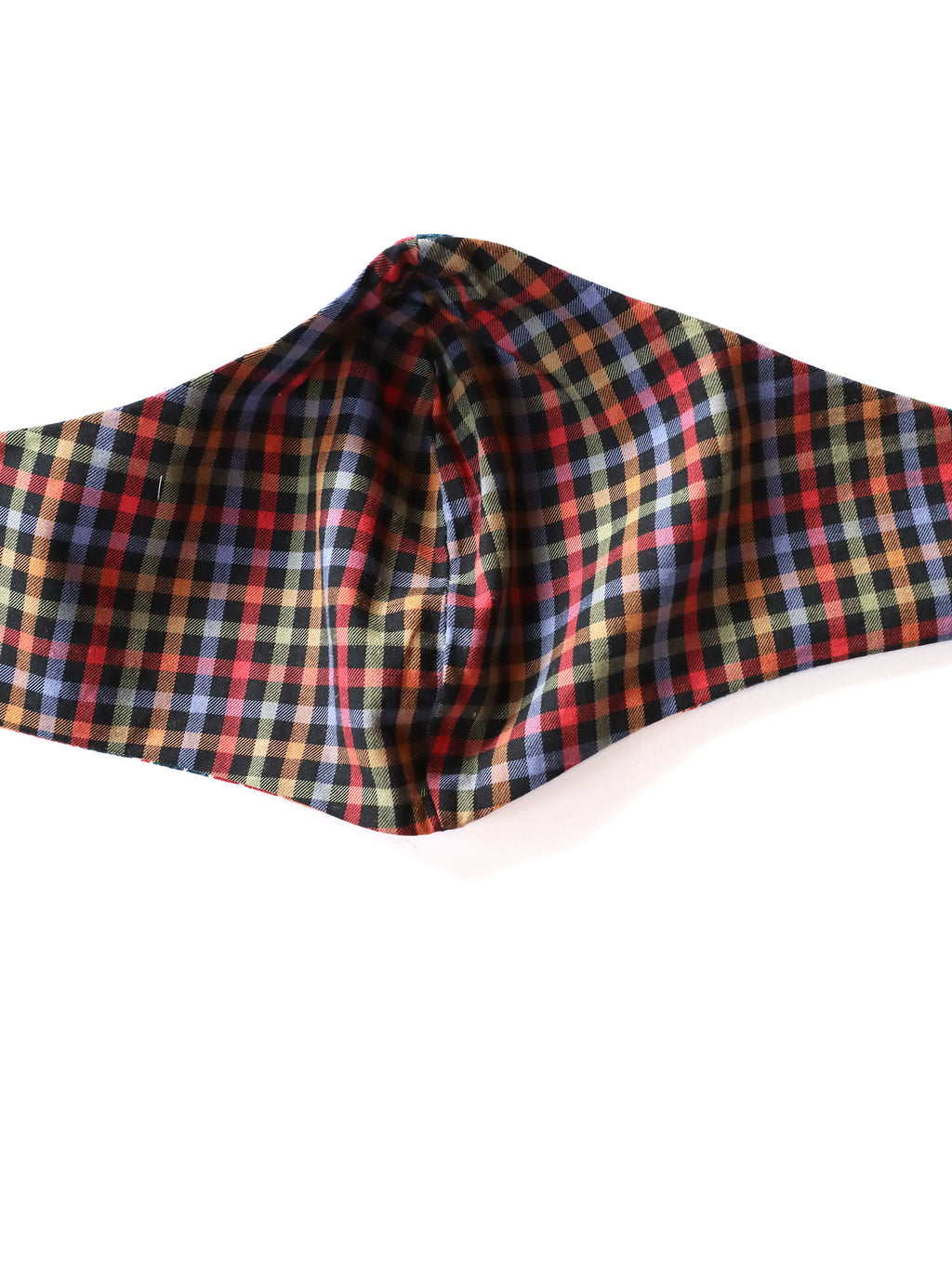 Reversible Red Tropical Print Mask