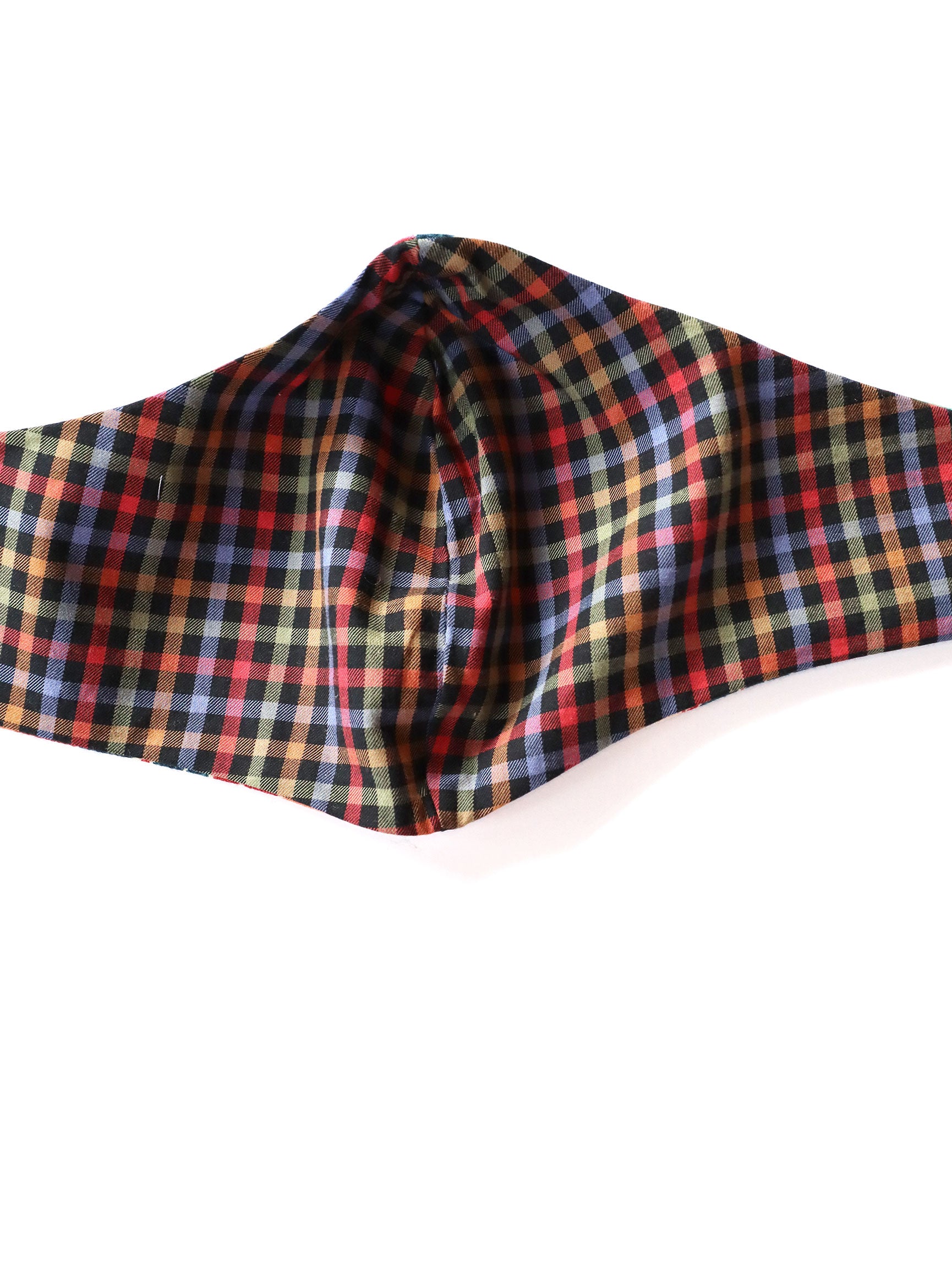 Reversible Red Tropical Print Mask