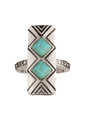Turquoise Tower Ring