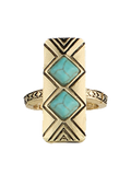 Turquoise Tower Ring