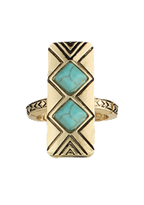 Turquoise Tower Ring