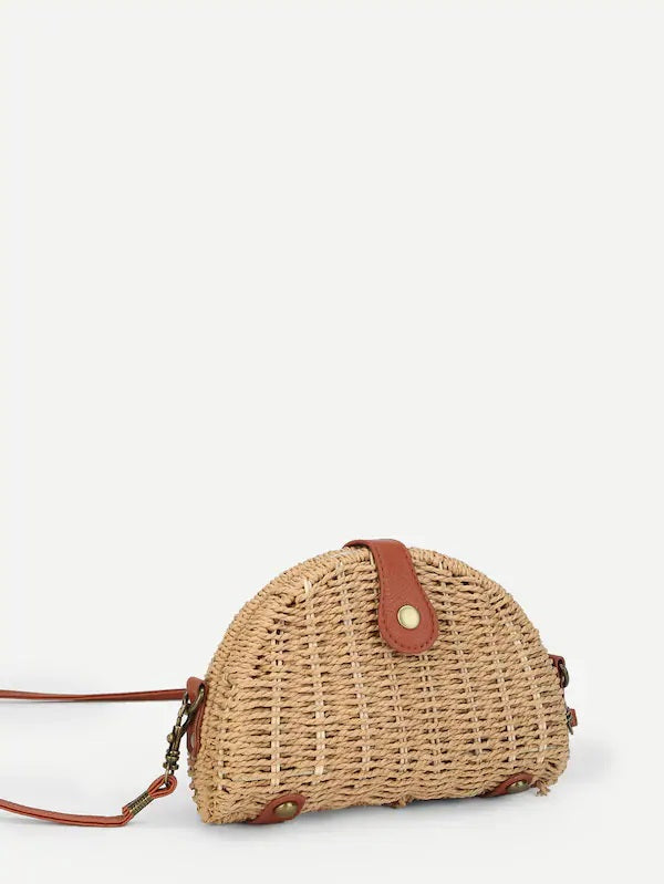 Pale Moon Arisin' Straw Bag