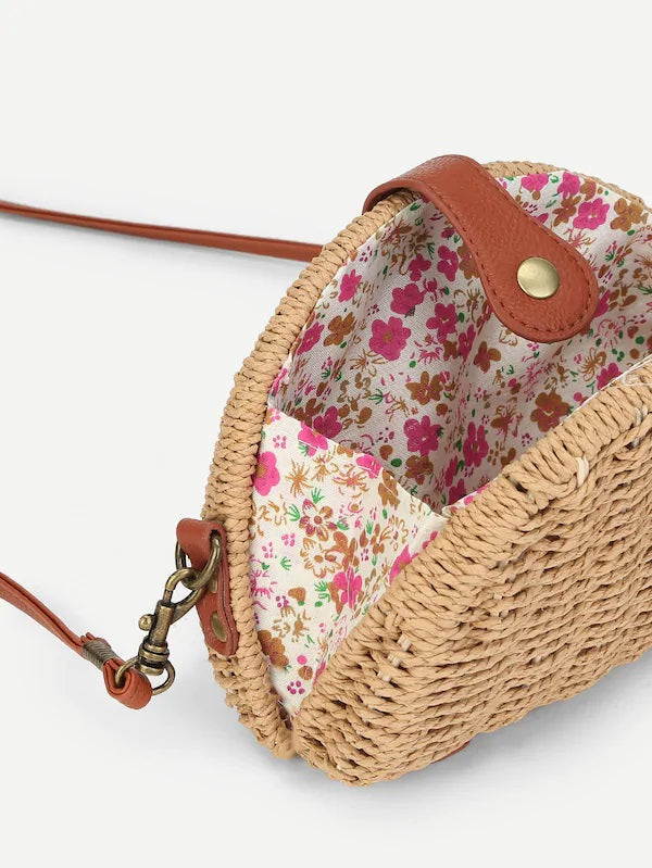 Pale Moon Arisin' Straw Bag