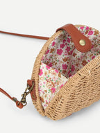 Pale Moon Arisin' Straw Bag