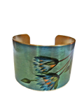 Blue Lotus Cuff Bracelet