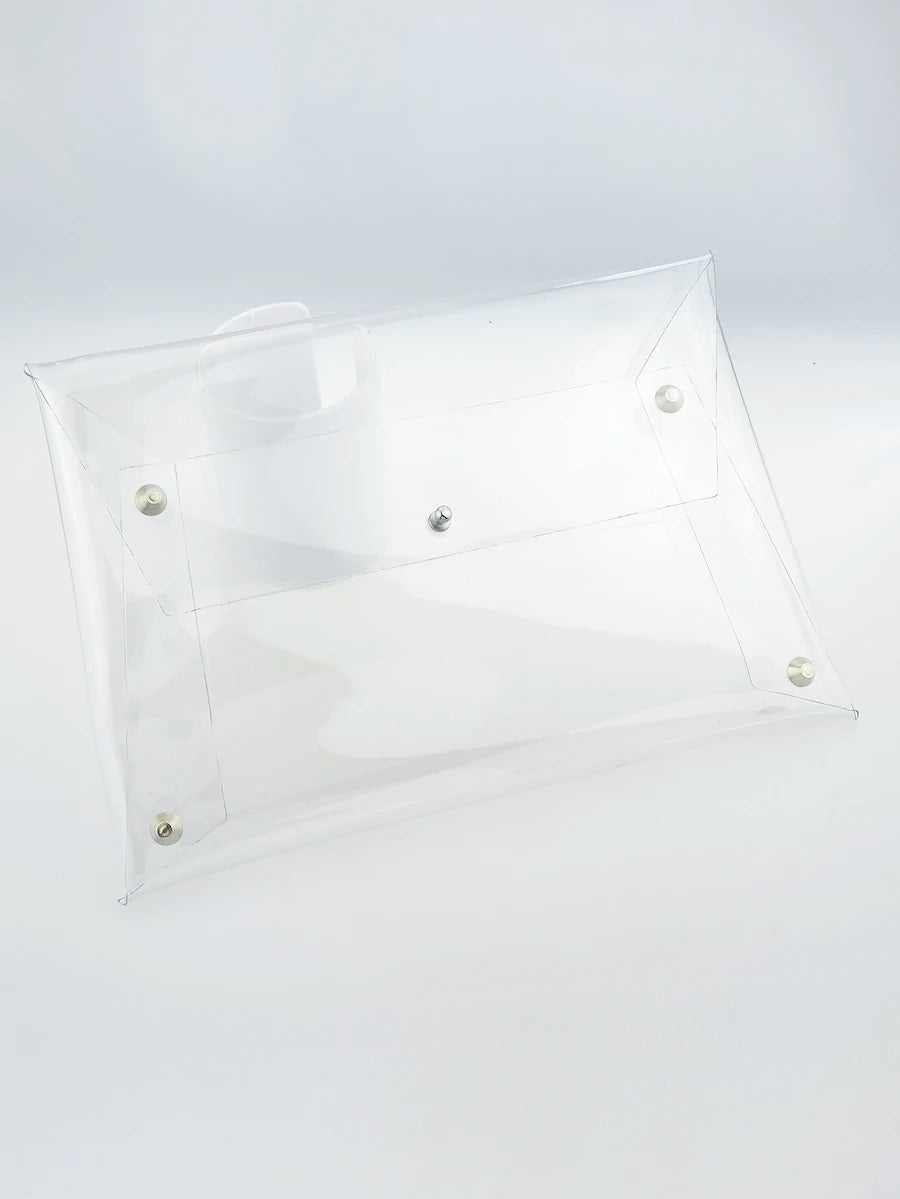 Crystal Clear Envelope Clutch