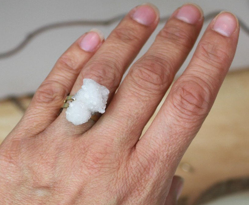 Quartz Stone Ring
