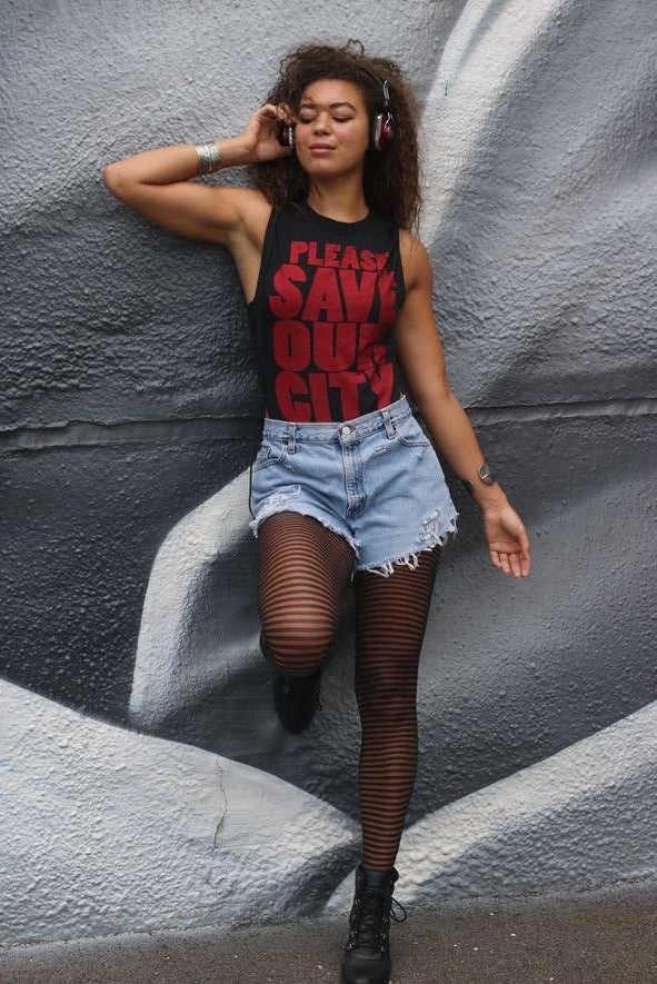 Altered Save Our City T-shirt Recon Bodysuit