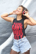 Altered Save Our City T-shirt Recon Bodysuit